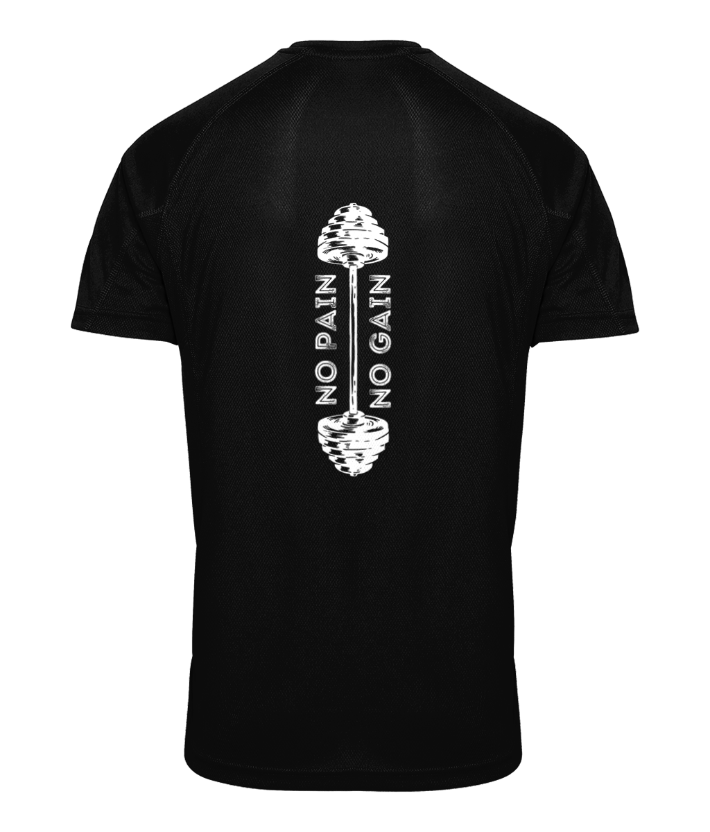 TriDri® Panelled Tech Tee No Pain No Gain, ACTIVELY